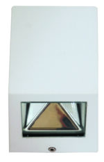 WLC 8107 WH LED ΑΠΛ.UP/DOWN ΤΕΤΡΑΓΩΝΗ 2*5W ΛΕΥΚΗ