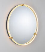 MIC-04 ΚΑΘΡΕΠΤΗΣ ΑΒ ΣΤΡΟΓΓΥΛΟΣ ΟΞΥΝΤΕ ΠΙΑΣΤΡΑΚΙΑ ΔΙΑΚΟΣΜΗΤΙΚΑ  LED ΦΩΤΙΣΜΟΣ TOUCH - Image 2