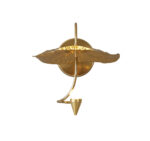 WLC 1290 ΑΠΛΙΚΑ ΜΕΤΑΛΛΙΚΗ  LED  ΝΟΥΦΑΡΟ  ΧΡΥΣΟ LED - Image 5