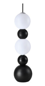 FLC 8035 BK ΔΑΠΕΔΟΥ ΑΚΡΥΛΙΚΟ+ΡΗΤΙΝΗ GUN BLACK  ΜΕ ΜΠΑΛΕΣ ΑΝΙΣΟΠΕΔΕΣ LED