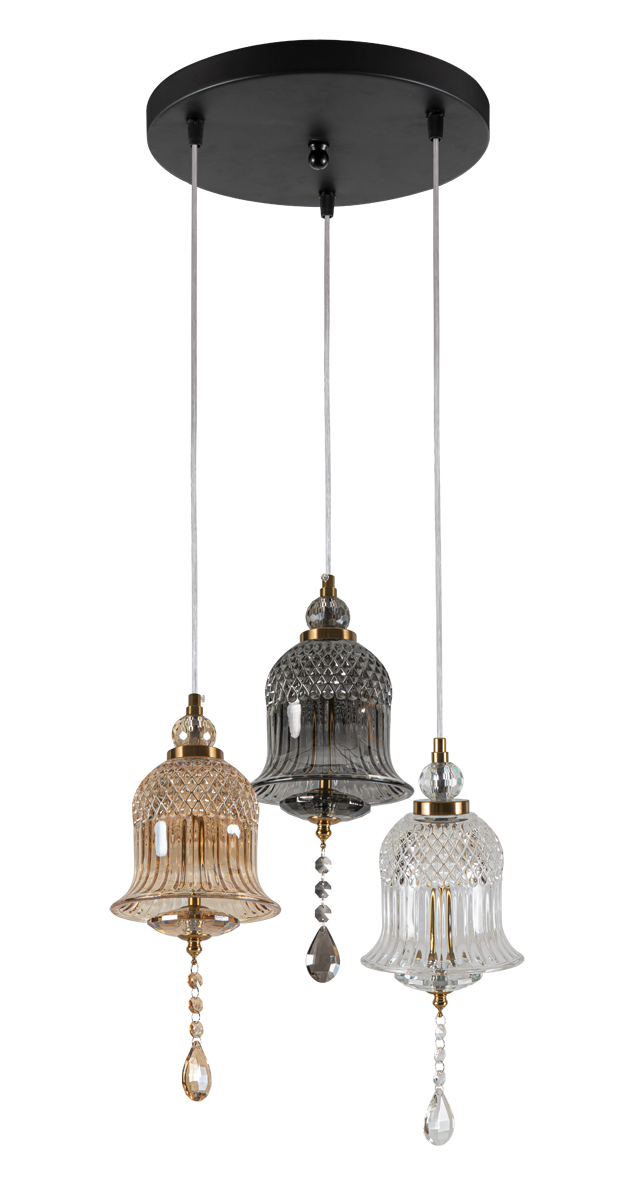 aaf0a328-3dc6-b7ff-f55d-019b4a6631c0.jpg PDC 723-3 3/Φ ΡΟΖΕΤΑ ΜΕ ΓΥΑΛΙΝΕΣ ΚΑΜΠΑΝΕΣ Ι LED-3Χ5W ΜΕ ΔΙΑΚΟΣΜΗΤΙΚΟ ΚΡΥΣΤΑΛΛΟ - Image 1