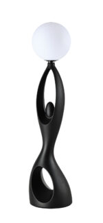 FLC 8039 BK ΔΑΠΕΔΟΥ ΑΚΡΥΛΙΚΟ+ΡΥΤΙΝΗ  ΜΑΥΡΟ ΓΥΝΑΙΚΑ ΨΙΛΑ ΧΕΡΙΑ ΜΕ ΜΠΑΛΑ 1ΧΕ27